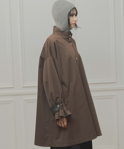WHYTO.(ホワイト)の「「WHYTO. / ホワイト」standcollar tent coat(その他アウター・レディース・ベージュ/ブラウン/ブラック・36/38)」の8枚目の写真