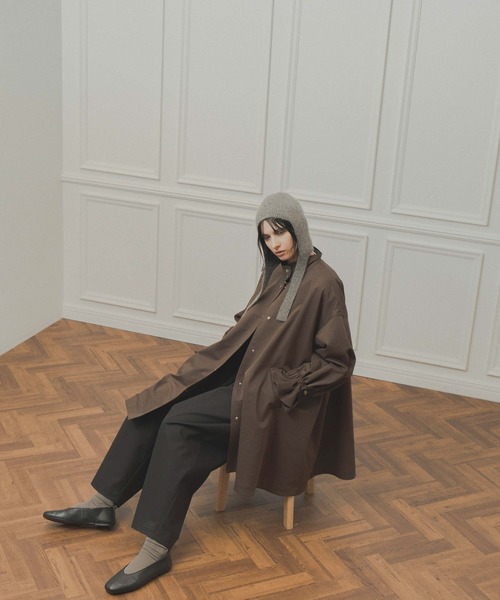 WHYTO.(ホワイト)の「「WHYTO. / ホワイト」standcollar tent coat(その他アウター・レディース・ベージュ/ブラウン/ブラック・36/38)」の9枚目の写真