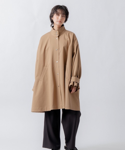 WHYTO.(ホワイト)の「「WHYTO. / ホワイト」standcollar tent coat(その他アウター・レディース・ベージュ/ブラウン/ブラック・36/38)」の10枚目の写真