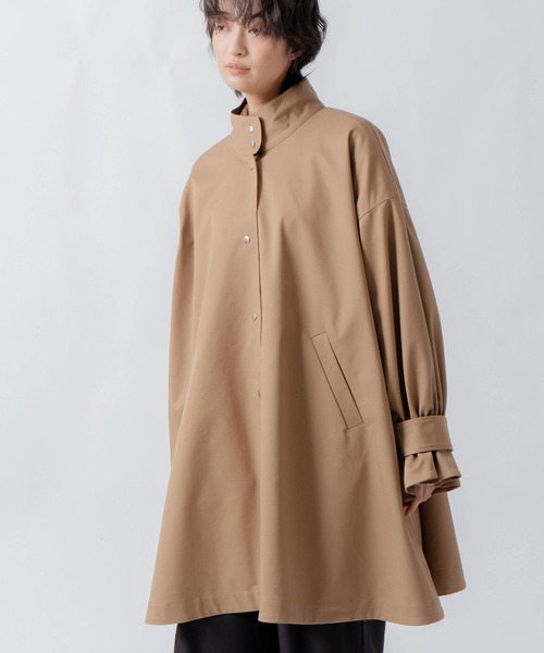 WHYTO.(ホワイト)の「「WHYTO. / ホワイト」standcollar tent coat(その他アウター・レディース・ベージュ/ブラウン/ブラック・36/38)」の11枚目の写真