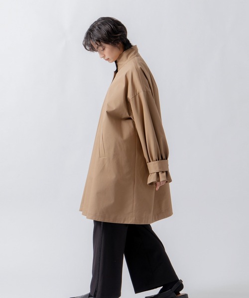 WHYTO.(ホワイト)の「「WHYTO. / ホワイト」standcollar tent coat(その他アウター・レディース・ベージュ/ブラウン/ブラック・36/38)」の12枚目の写真