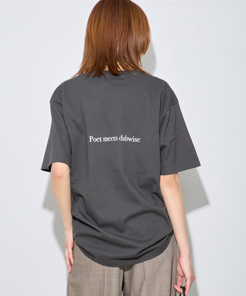 POET MEETS DUBWISE(ポエットミーツダブワイズ)の「《追加》POETMEETS DUBWISE LOST AND FOUND Tシャツ(Tシャツ/カットソー・レディース・ブラック・FREE)」の6枚目の写真