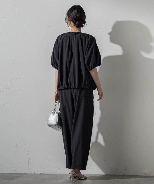 LAUTREAMONT(ロートレアモン)の「ナチュラルストレッチジャケット≪セット着用可≫(ダウンジャケット/コート・レディース・ベージュ/ブラック・9号)」の6枚目の写真