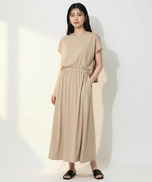 スタイルアップ ジャージーワンピース