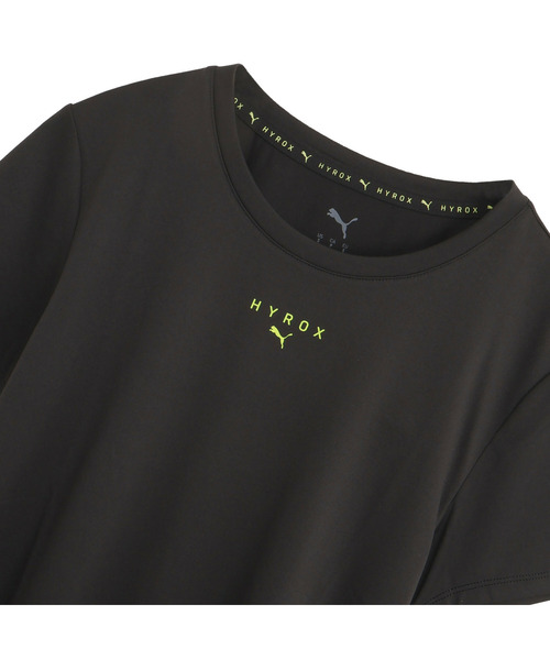 PUMA(プーマ)の「PUMA プーマ ウィメンズ トレーニング PUMA x HYROX ポリグラフィック 半袖 Tシ(Tシャツ/カットソー・レディース・ブラック/ラベンダー・SMALL/LARGE/MEDIUM/X-SMALL)」の9枚目の写真