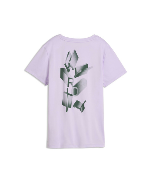 PUMA(プーマ)の「PUMA プーマ ウィメンズ トレーニング PUMA x HYROX ポリグラフィック 半袖 Tシ(Tシャツ/カットソー・レディース・ブラック/ラベンダー・SMALL/LARGE/MEDIUM/X-SMALL)」の15枚目の写真