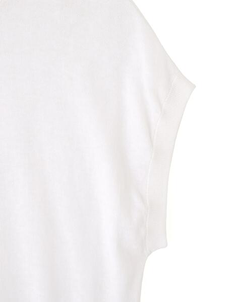 YLEVE（イレーヴ）の「YLEVE / COTTON LINEN KNIT ASYMMETRY PULLOVER（ニット/セーター・レディース・カーキ/ブラック/ホワイト・1）」の13枚目の写真