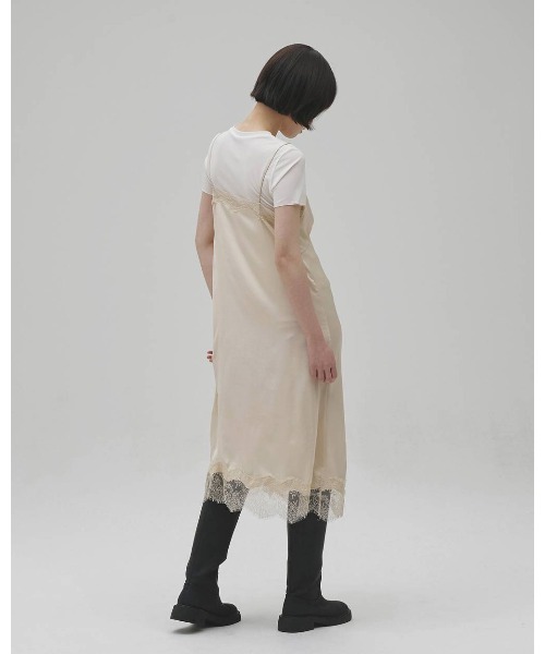 TODAYFUL（トゥデイフル）の「TODAYFUL Satin Lace Dress（ワンピース・レディース・オフホワイト/ブラック・36/38）」の5枚目の写真