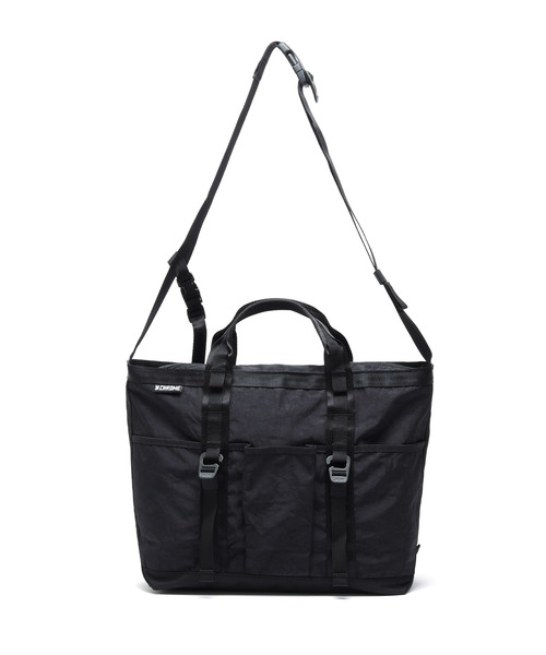 CHROME（クローム）の「［ CHROME / クローム ］GROCERY TOTE MSNGR 15L / グローサリー トート メッセンジャー 15L 耐水 トートバッグ 容量：15L（トートバッグ・メンズ・ブラック・FREE）」の2枚目の写真