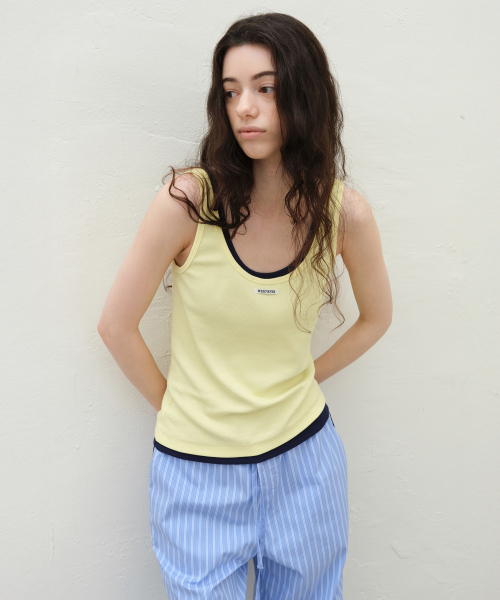 LEVAR（レバー）の「All-day Sleeveless Top - Lemonade Yellow（Tシャツ/カットソー・レディース・その他・MEDIUM/SMALL）」の2枚目の写真