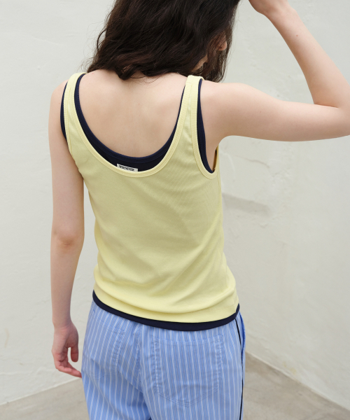 LEVAR（レバー）の「All-day Sleeveless Top - Lemonade Yellow（Tシャツ/カットソー・レディース・その他・MEDIUM/SMALL）」の4枚目の写真