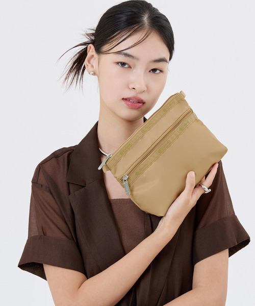 【LeSportsac×神崎恵】PERFECT COSME POUCH2 LeSportsac×Megumi Kanzaki】PERFECT COSME POUCH2 アップルジンジャー