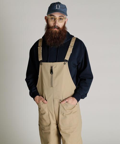 schott(ショット)の「Schott/ショット/TC OVERALL PANTS/ティーシー オーバーオール パンツ(サロペット/オーバーオール・メンズ・カーキ/グレー/ブラック・XL/M/L)」の3枚目の写真