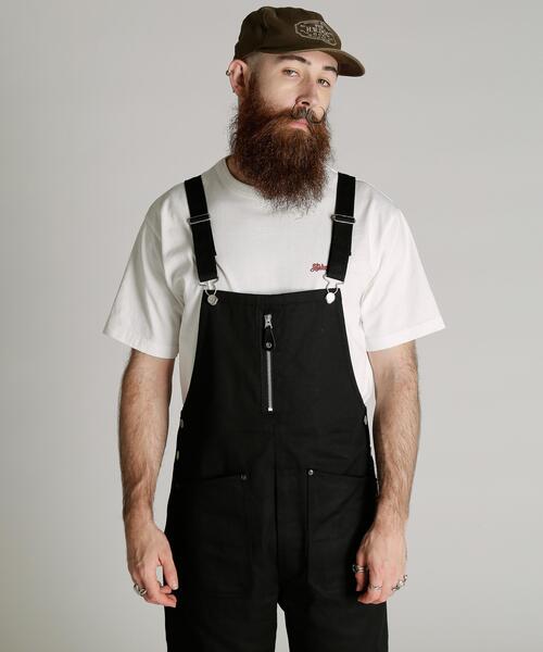 schott(ショット)の「Schott/ショット/TC OVERALL PANTS/ティーシー オーバーオール パンツ(サロペット/オーバーオール・メンズ・カーキ/グレー/ブラック・XL/M/L)」の1枚目の写真