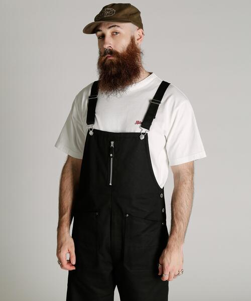 Schott(ショット)の「Schott/ショット/TC OVERALL PANTS/ティーシー オーバーオール パンツ(サロペット/オーバーオール・メンズ・カーキ/グレー/ブラック・XL/M/L)」の4枚目の写真