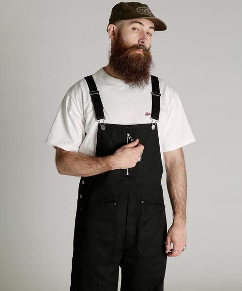 Schott(ショット)の「Schott/ショット/TC OVERALL PANTS/ティーシー オーバーオール パンツ(サロペット/オーバーオール・メンズ・カーキ/グレー/ブラック・XL/M/L)」の5枚目の写真