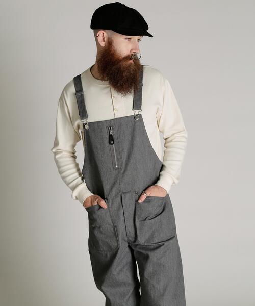 Schott(ショット)の「Schott/ショット/TC OVERALL PANTS/ティーシー オーバーオール パンツ(サロペット/オーバーオール・メンズ・カーキ/グレー/ブラック・XL/M/L)」の22枚目の写真