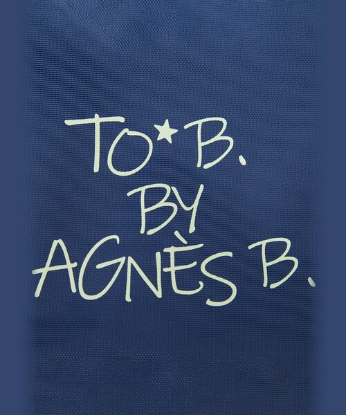 To b. by agnes b.(トゥービーバイアニエスベー)の「マルチカラー ロゴ ポーチ(ポーチ・レディース・ネイビー・FREE)」の5枚目の写真