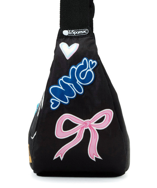 LeSportsac(レスポートサック)の「PW SMALL HOBO パッチワークブラックSMアジャストホーボー(ショルダーバッグ・レディース・ブラック・FREE)」の5枚目の写真