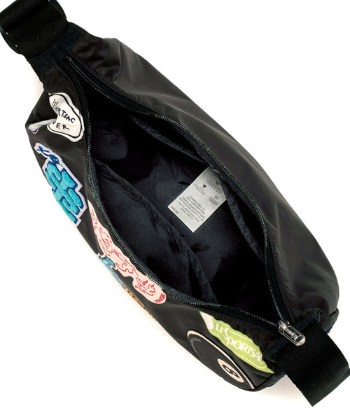 LeSportsac(レスポートサック)の「PW SMALL HOBO パッチワークブラックSMアジャストホーボー(ショルダーバッグ・レディース・ブラック・FREE)」の8枚目の写真