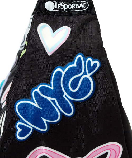 LeSportsac(レスポートサック)の「PW SMALL HOBO パッチワークブラックSMアジャストホーボー(ショルダーバッグ・レディース・ブラック・FREE)」の9枚目の写真