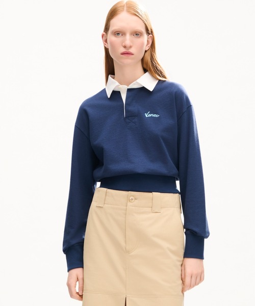 KENZO（ケンゾー）の「GOTSKENZOVARSITYLSPOLO（ポロシャツ・レディース・ブルー系その他・MEDIUM/X-SMALL/SMALL）」の4枚目の写真