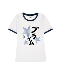 CHECK MILKY レディース スリムフィット リンガー 半袖Tシャツ 3 COLORS