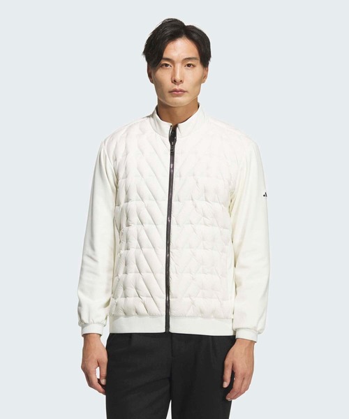 adidas(アディダス)の「ハイブリッド フルジップ ダウンジャケット【adidas Golf/アディダスゴルフ】(ダウンジャケット/コート・メンズ・オフホワイト・X-LARGE/XX-LARGE/MEDIUM)」の1枚目の写真