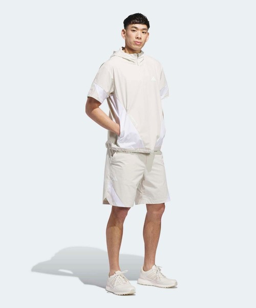 adidas(アディダス)の「コードカオス 半袖 パーカー ジャケット【adidas Golf/アディダスゴルフ】(ブルゾン・メンズ・クリーム・SMALL/MEDIUM/LARGE/X-LARGE/XX-LARGE/3XL)」の5枚目の写真