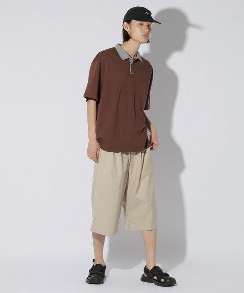 LAKOLE(ラコレ)の「シャツレイヤードポロ / 1051759(ポロシャツ・メンズ・ブラック/ブラウン/ネイビー・MEDIUM/LARGE)」の12枚目の写真