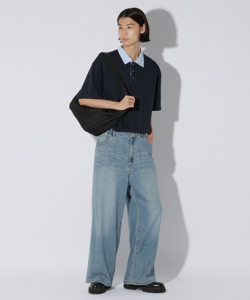 LAKOLE(ラコレ)の「シャツレイヤードポロ / 1051759(ポロシャツ・メンズ・ブラック/ブラウン/ネイビー・MEDIUM/LARGE)」の18枚目の写真