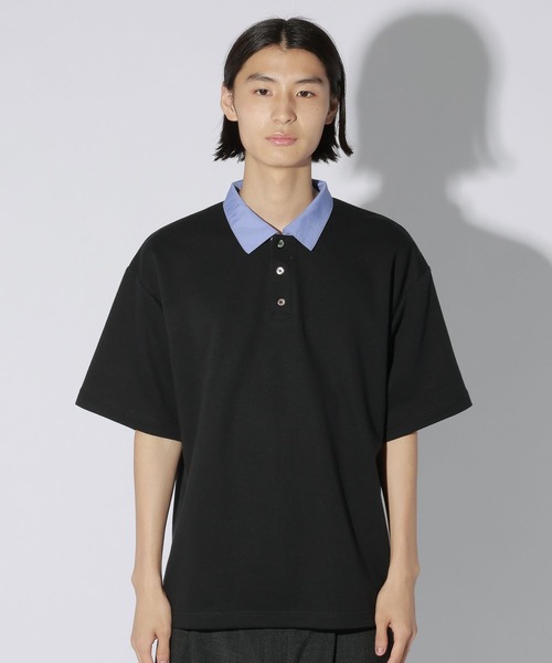 LAKOLE(ラコレ)の「シャツレイヤードポロ / 1051759(ポロシャツ・メンズ・ブラック/ブラウン/ネイビー・MEDIUM/LARGE)」の20枚目の写真