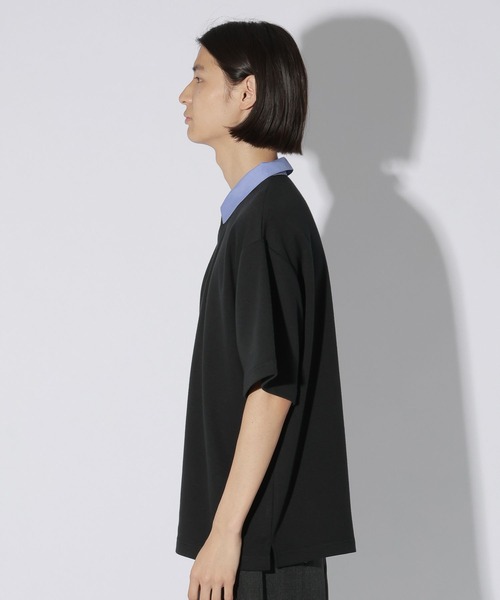 LAKOLE(ラコレ)の「シャツレイヤードポロ / 1051759(ポロシャツ・メンズ・ブラック/ブラウン/ネイビー・MEDIUM/LARGE)」の21枚目の写真