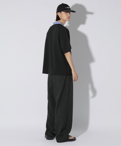 LAKOLE(ラコレ)の「シャツレイヤードポロ / 1051759(ポロシャツ・メンズ・ブラック/ブラウン/ネイビー・MEDIUM/LARGE)」の7枚目の写真