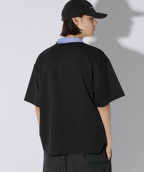 LAKOLE(ラコレ)の「シャツレイヤードポロ / 1051759(ポロシャツ・メンズ・ブラック/ブラウン/ネイビー・MEDIUM/LARGE)」の10枚目の写真