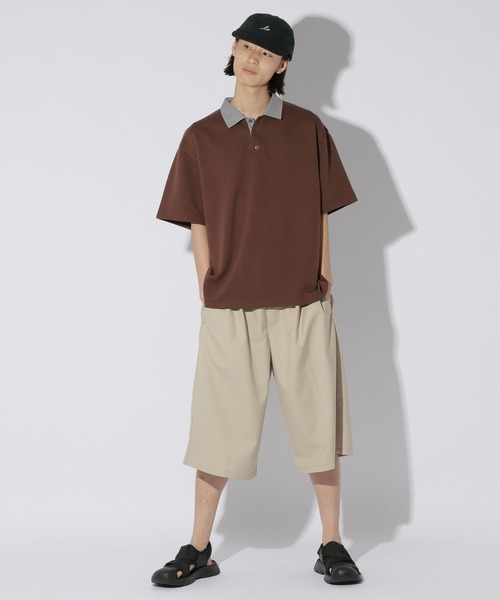 LAKOLE(ラコレ)の「シャツレイヤードポロ / 1051759(ポロシャツ・メンズ・ブラック/ブラウン/ネイビー・MEDIUM/LARGE)」の11枚目の写真