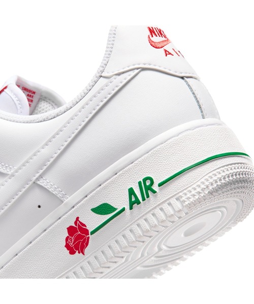 NIKE（ナイキ）の「NIKE/ナイキ WS ｴｱ ﾌｫｰｽ 1 07 SE（スニーカー・レディース・ホワイト×レッド・22cm/23cm/22.5cm/25cm/24.5cm/24cm/23.5cm）」の10枚目の写真