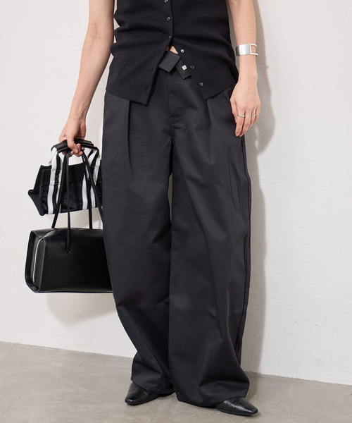 Dickies(ディッキーズ)の「【Dickies ×JS】 コクーンパンツ(その他パンツ・レディース・ブラック/ブラウン/ベージュ・38/36)」の2枚目の写真