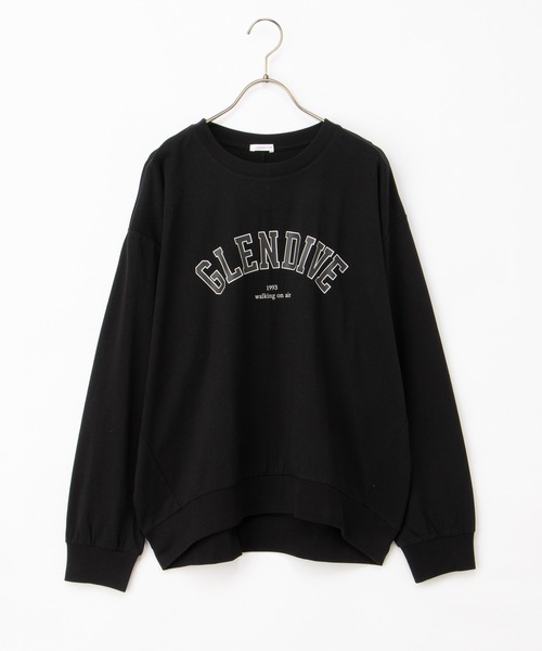 Honeys（ハニーズ）の「ロゴゆるスウェットＴ（Tシャツ/カットソー・レディース・オフホワイト/ピンク系その他2/ブラック/杢グレー/ダークブルー/スミクロ・F）」の10枚目の写真