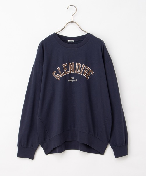 Honeys（ハニーズ）の「ロゴゆるスウェットＴ（Tシャツ/カットソー・レディース・オフホワイト/ピンク系その他2/ブラック/杢グレー/ダークブルー/スミクロ・F）」の12枚目の写真