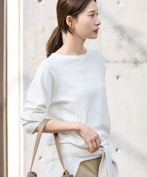 FRAMeWORK(フレームワーク)の「≪追加≫NEWスラブベアテンプルオーバー(Tシャツ/カットソー・レディース・グレー/スミクロ・FREE)」の15枚目の写真
