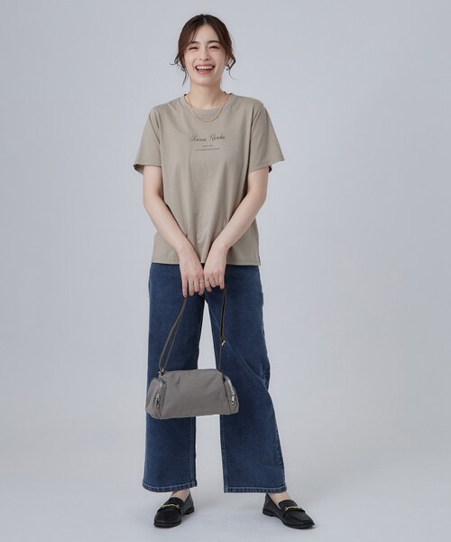 SHOO・LA・RUE（シューラルー）の「【撥水】サイドポケットショルダーバッグ（ショルダーバッグ・レディース・グレー/ブラック/ブルー・00）」の5枚目の写真