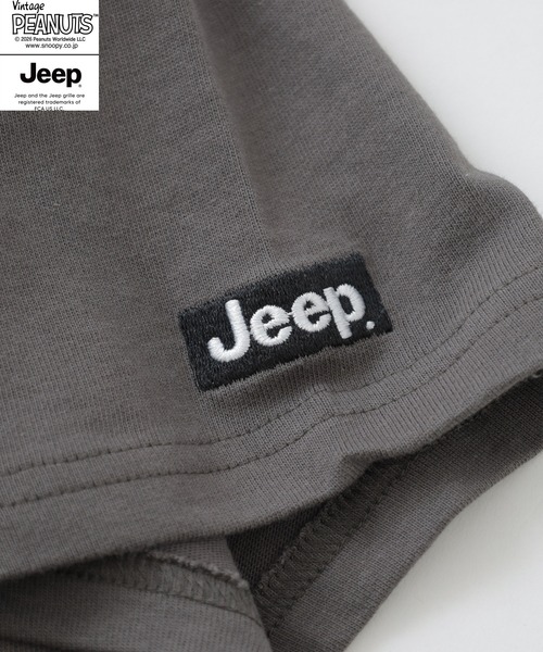 PEANUTS(ピーナッツ)の「PEANUTS×JEEP ピグメントプリントTシャツ 半袖(Tシャツ/カットソー・メンズ・ホワイト/ブラック/チャコール・S/M/LL/L)」の11枚目の写真