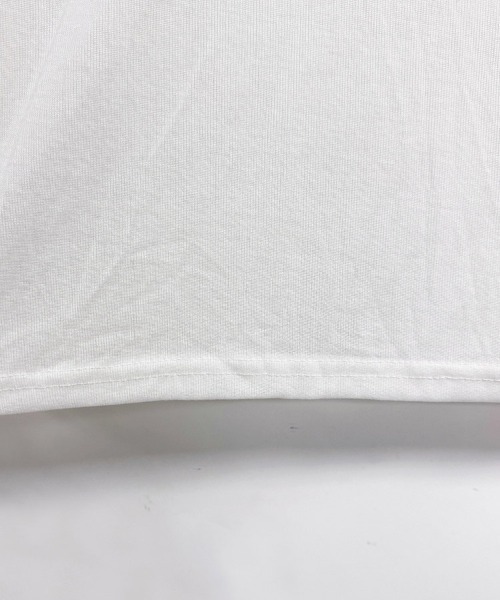 ReRe(リリ)の「ヘンリーネックサイドスリット長袖カットソー(Tシャツ/カットソー・レディース・ホワイト/ブラック/グレー・MEDIUM/LARGE/X-LARGE)」の4枚目の写真