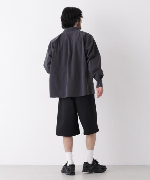 NANO universe（ナノユニバース）の「TCツイルバギーショーツ（その他パンツ・メンズ・ベージュ/ブラック・L/M）」の9枚目の写真