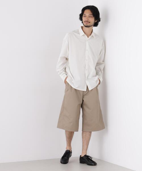 NANO universe（ナノユニバース）の「TCツイルバギーショーツ（その他パンツ・メンズ・ベージュ/ブラック・L/M）」の18枚目の写真