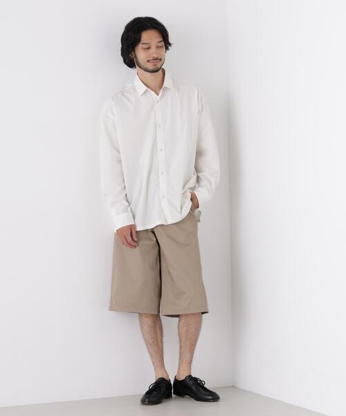 NANO universe（ナノユニバース）の「TCツイルバギーショーツ（その他パンツ・メンズ・ベージュ/ブラック・L/M）」の19枚目の写真