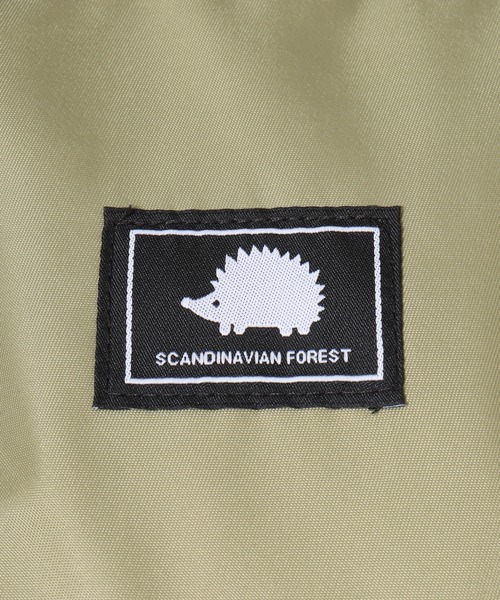 SCANDINAVIAN FOREST(スカンジナビアン・フォレスト)の「SCANDINAVIAN FOREST 撥水がま口バックパック(バックパック/リュック・メンズ・チャコール・FREE)」の11枚目の写真