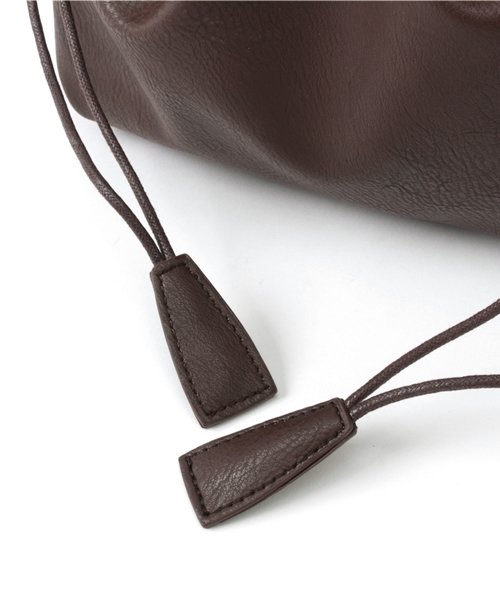 Kastane（カスタネ）の「ワンショルダーBAG（トートバッグ・レディース・ダークブラウン/オフホワイト/ブラック・FREE）」の10枚目の写真