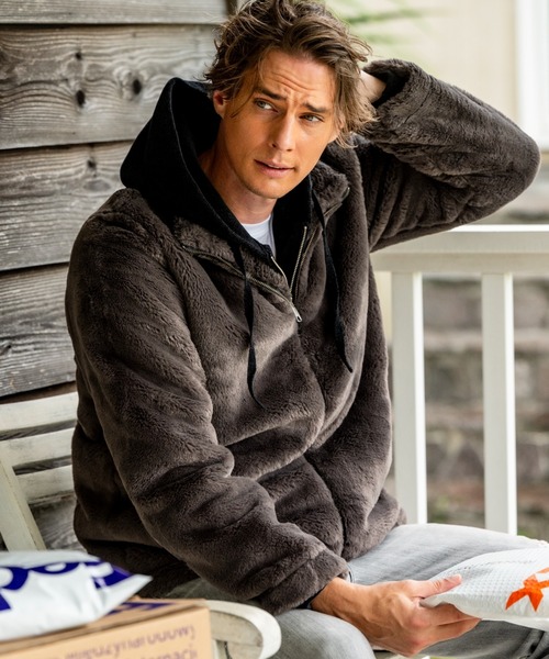 muta marine(ムータ・マリン)の「muta MARINE/ムータ マリン/別注Eco Fur Blouson(ブルゾン・メンズ・ブラック/ホワイト・LARGE/X-LARGE/MEDIUM)」の5枚目の写真